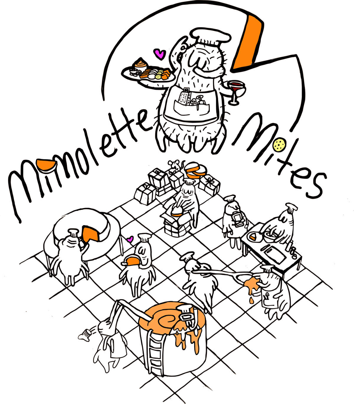 Mimolette Mites (Illustration)